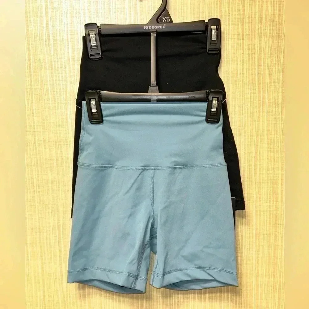 Set of 2 NWTS 90 Degree By REFLEX Interlock Everyday 5” Shorts. Women’s Size XS - Picture 4 of 7
